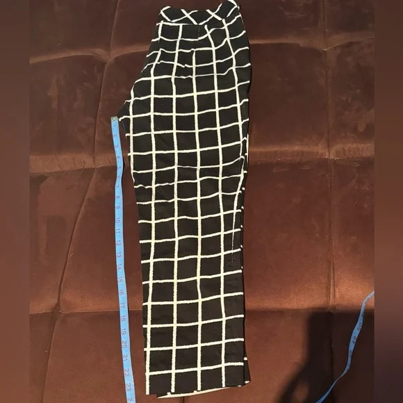 Donna Degnan Checkered Cropped Pants size 6 - Picture 6 of 10